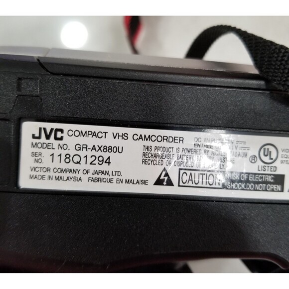JVC GR-AX880u Camcorder tested working with box & new tape tested working - Picture 11 of 12